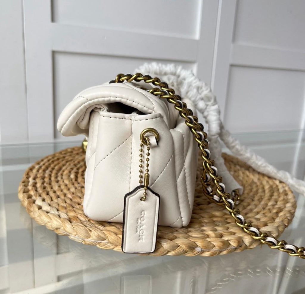 Cream Coach Bag